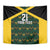 Jamaica Football Custom Tapestry Black Ethnic Motifs