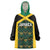 Jamaica Football Custom Wearable Blanket Hoodie Black Ethnic Motifs