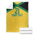 Jamaica Football Custom Blanket Gold Ethnic Motifs