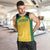 Jamaica Football Custom Men Tank Top Gold Ethnic Motifs