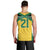 Jamaica Football Custom Men Tank Top Gold Ethnic Motifs