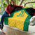 Jamaica Football Custom Quilt Gold Ethnic Motifs - Wonder Print Shop