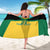 Jamaica Football Custom Sarong Gold Ethnic Motifs