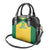 Jamaica Football Custom Shoulder Handbag Gold Ethnic Motifs