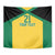 Jamaica Football Custom Tapestry Gold Ethnic Motifs - Wonder Print Shop