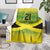 Custom Jamaica Reggae Boyz Blanket With Traditional Pattern