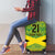 Custom Jamaica Reggae Boyz Luggage Cover With Traditional Pattern