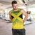 Custom Jamaica Reggae Boyz Men Tank Top With Traditional Pattern