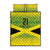 Custom Jamaica Reggae Boyz Quilt Bed Set With Traditional Pattern - Wonder Print Shop