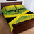 Custom Jamaica Reggae Boyz Quilt Bed Set With Traditional Pattern - Wonder Print Shop