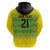 Custom Jamaica Reggae Boyz Zip Hoodie With Traditional Pattern - Wonder Print Shop