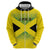 Custom Jamaica Reggae Boyz Zip Hoodie With Traditional Pattern - Wonder Print Shop