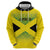 Custom Jamaica Reggae Boyz Zip Hoodie With Traditional Pattern - Wonder Print Shop