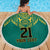 Jamaica Tribal Custom Football Beach Blanket Green Style LT9 - Wonder Print Shop