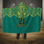 Jamaica Tribal Custom Football Hooded Blanket Green Style