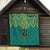 Jamaica Tribal Custom Football Quilt Green Style - Wonder Print Shop