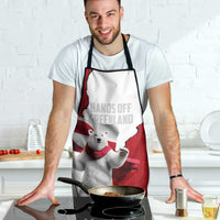 Hands Off Greenland Apron Poland Bear with Flag