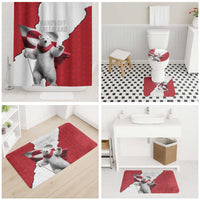 Hands Off Greenland Bathroom Set Poland Bear with Flag
