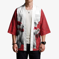 Hands Off Greenland Personalized Kimono Poland Bear with Flag