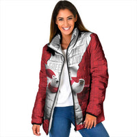 Hands Off Greenland Personalized Padded Jacket Poland Bear with Flag