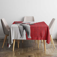 Hands Off Greenland Tablecloth Poland Bear with Flag