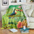 Brazil Rio-Toucan Bird Personalized Blanket Tropical Flowers