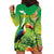 Brazil Rio-Toucan Bird Personalized Hoodie Dress Tropical Flowers