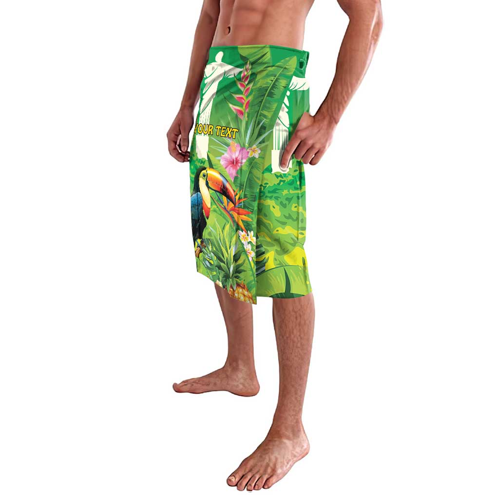 Brazil Rio-Toucan Bird Personalized Lavalava Tropical Flowers