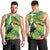 Brazil Rio-Toucan Bird Personalized Men Tank Top Tropical Flowers