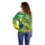 Brazil Rio-Toucan Bird Personalized Off Shoulder Sweater Tropical Flowers