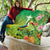 Brazil Rio-Toucan Bird Personalized Quilt Tropical Flowers