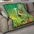 Brazil Rio-Toucan Bird Personalized Quilt Tropical Flowers