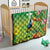 Brazil Rio-Toucan Bird Personalized Quilt Tropical Flowers