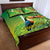 Brazil Rio-Toucan Bird Personalized Quilt Bed Set Tropical Flowers