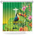 Brazil Rio-Toucan Bird Personalized Shower Curtain Tropical Flowers