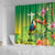 Brazil Rio-Toucan Bird Personalized Shower Curtain Tropical Flowers