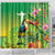 Brazil Rio-Toucan Bird Personalized Shower Curtain Tropical Flowers