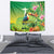 Brazil Rio-Toucan Bird Personalized Tapestry Tropical Flowers