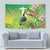 Brazil Rio-Toucan Bird Personalized Tapestry Tropical Flowers