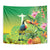 Brazil Rio-Toucan Bird Personalized Tapestry Tropical Flowers