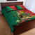 Gulf of Mexico Since 1672 Personalized Quilt Bed Set Mexican Tequila and Tacos