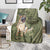 United States Canine Personalized Blanket USA Military K9s Camouflage