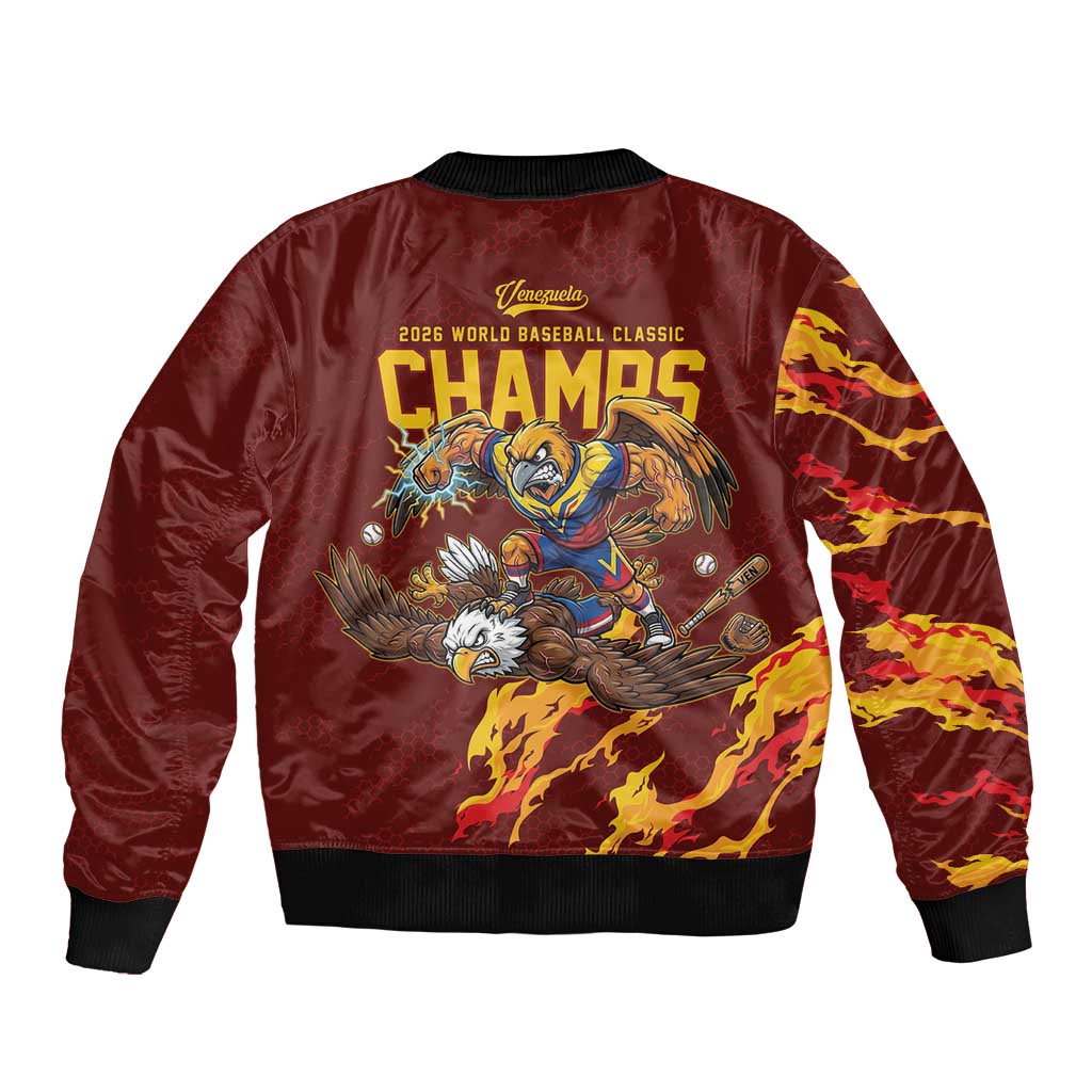 Venezuela WBC 2026 Champions Bomber Jacket Troupial Defeats Eagle