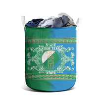 Personalized Italy Abruzzo Laundry Basket Baroque Motif