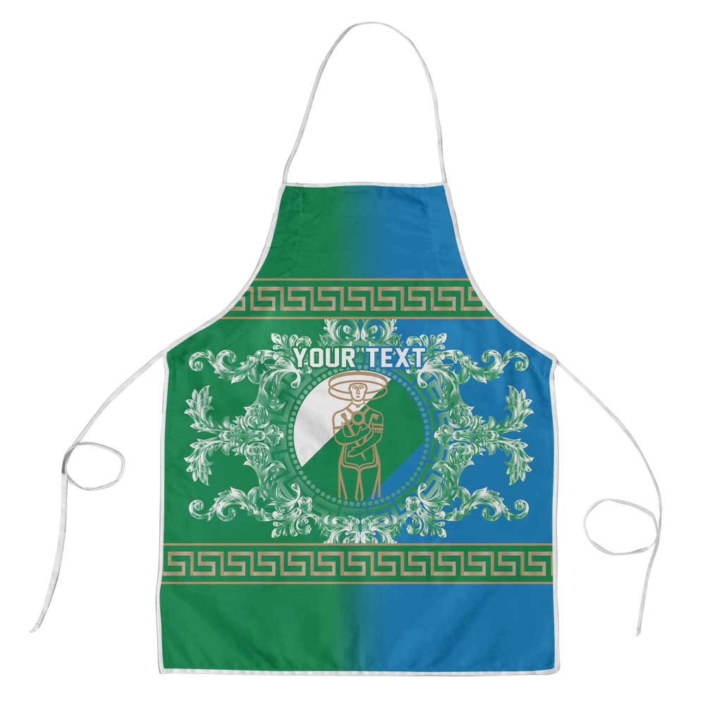 Personalized Italy Abruzzo Apron Baroque Motif