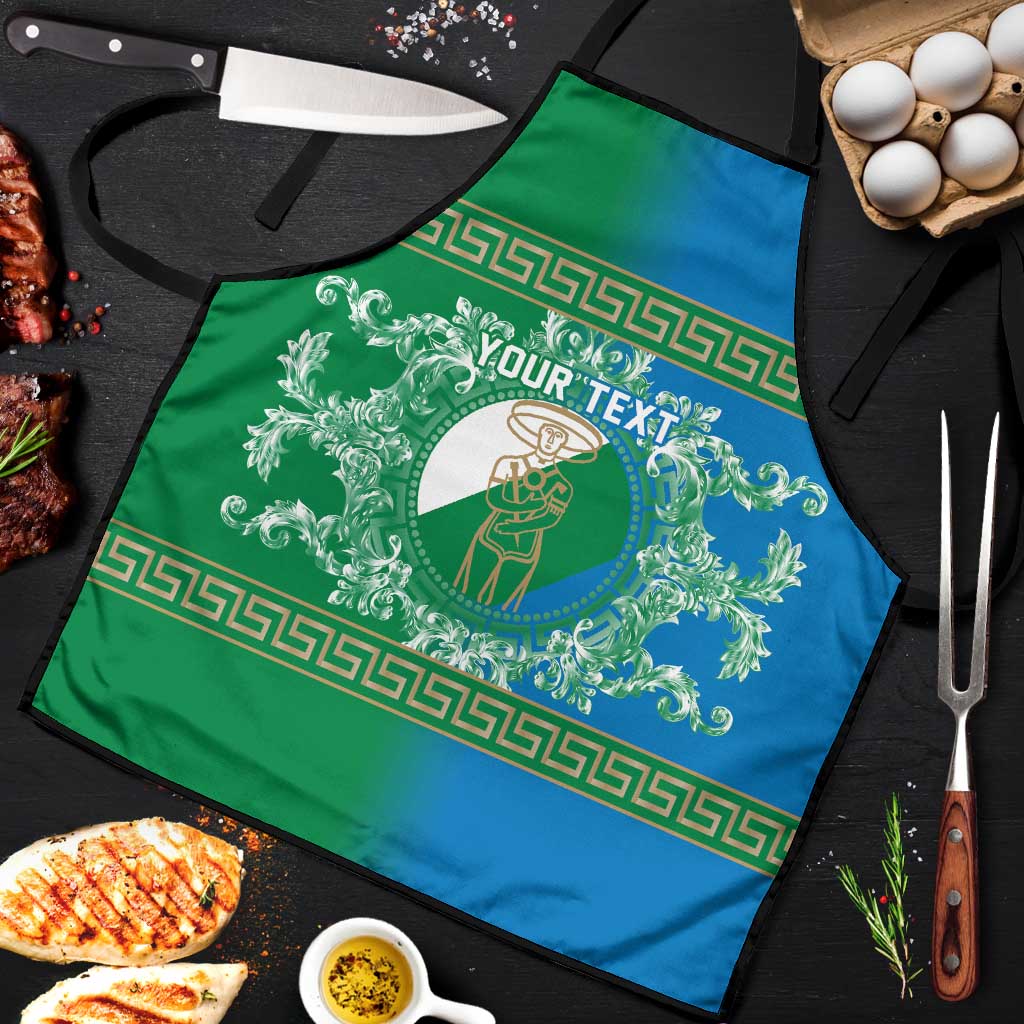 Personalized Italy Abruzzo Apron Baroque Motif