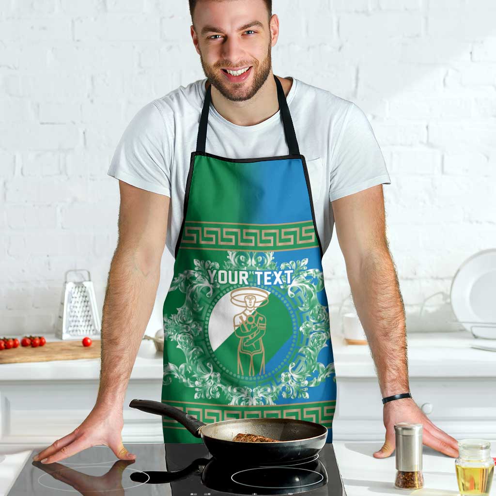Personalized Italy Abruzzo Apron Baroque Motif