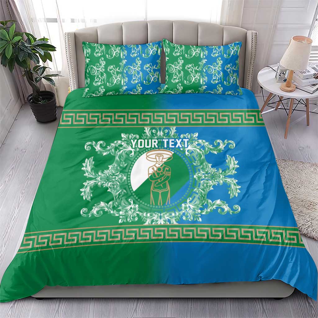 Personalized Italy Abruzzo Bedding Set Baroque Motif