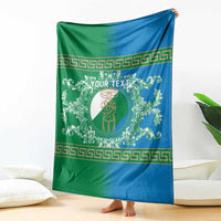 Personalized Italy Abruzzo Blanket Baroque Motif