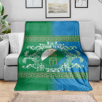 Personalized Italy Abruzzo Blanket Baroque Motif